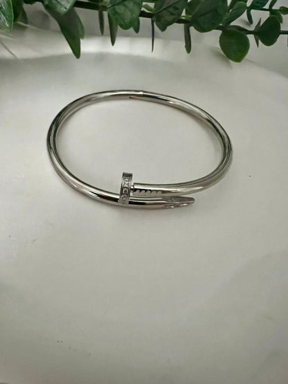 NAIL BRACELETS SILVER