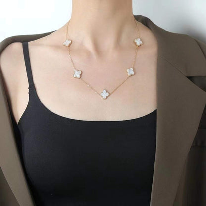 5 Clover Gold Necklace