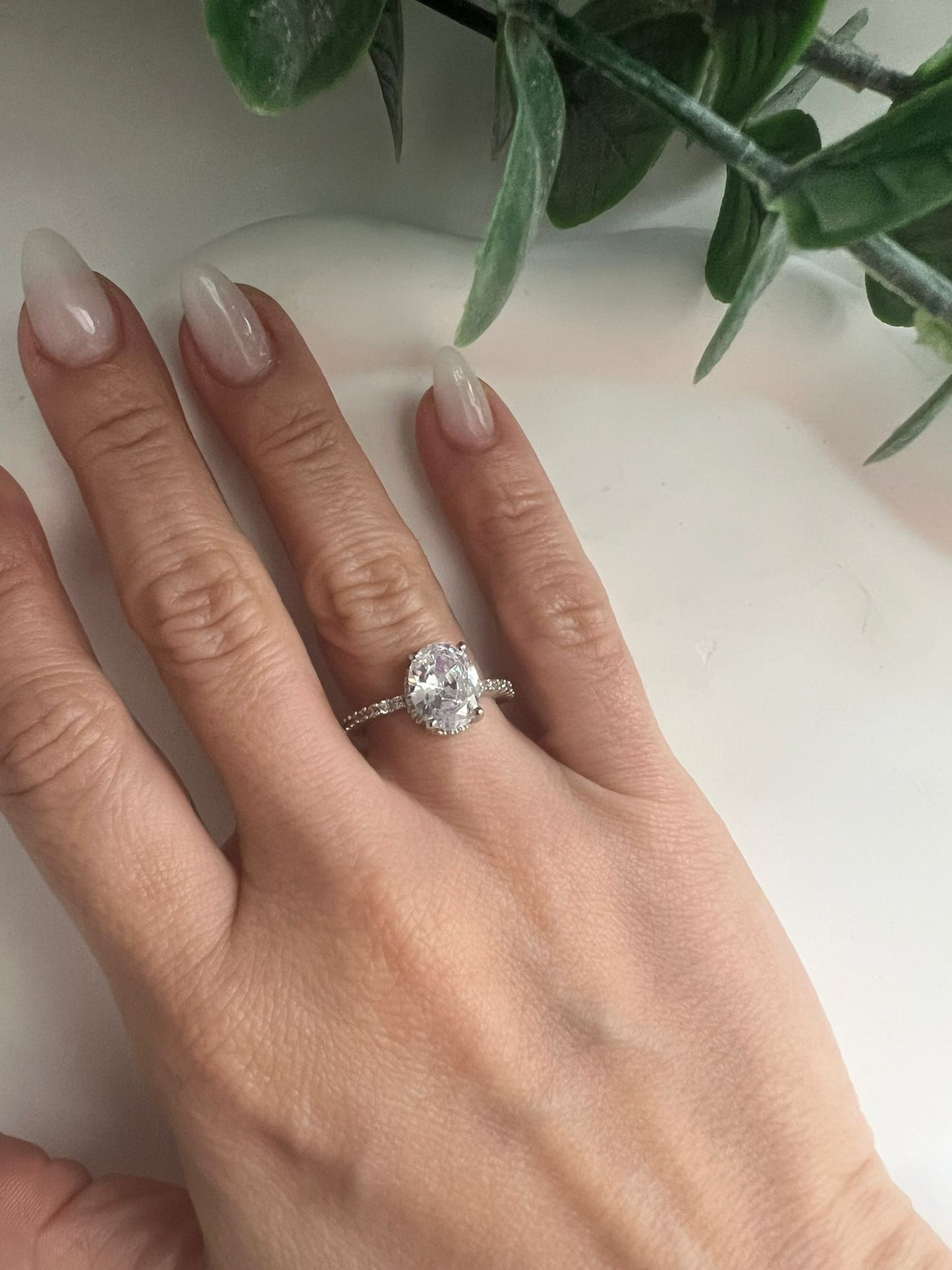 ENGAGEMENT SILVER RING