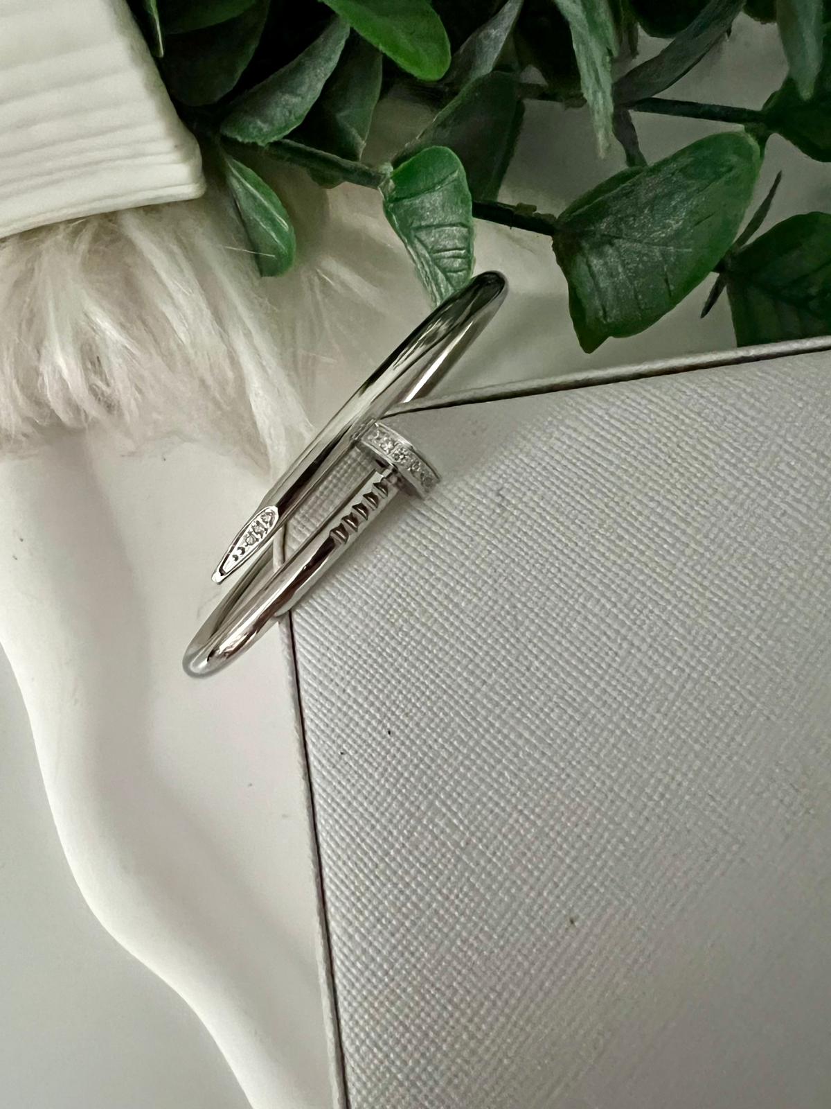 NAIL BRACELETS SILVER