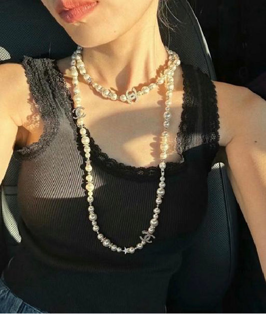 Carolina Pearl Long Necklace