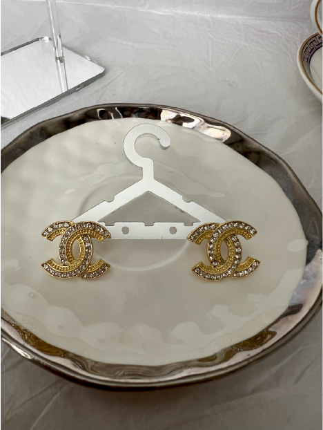 CAMILA GOLD WITH STONE EARRINGS