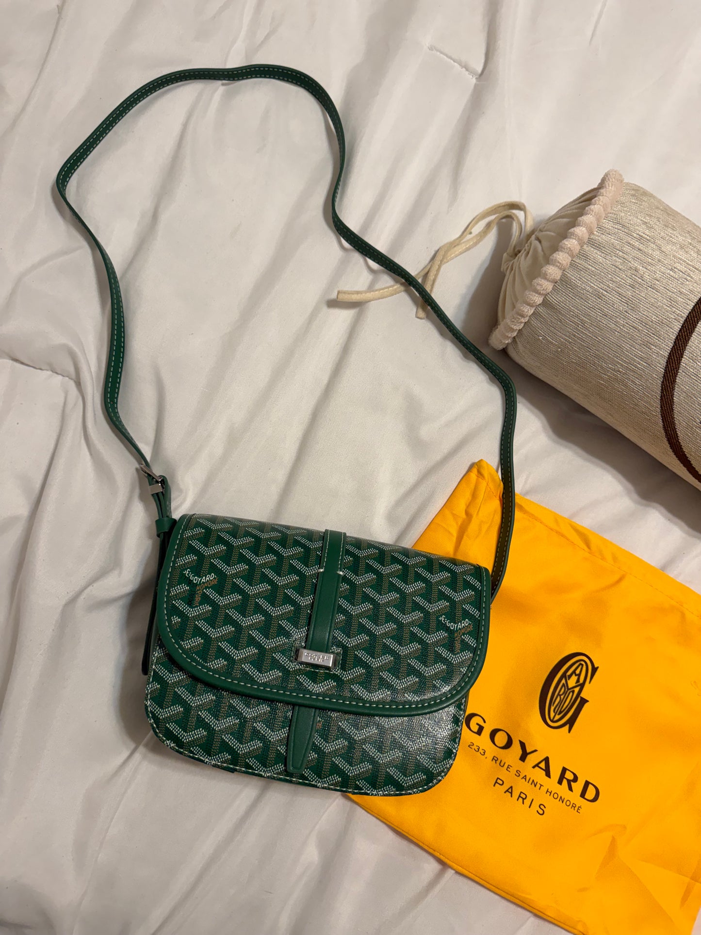 Purse green crossbody