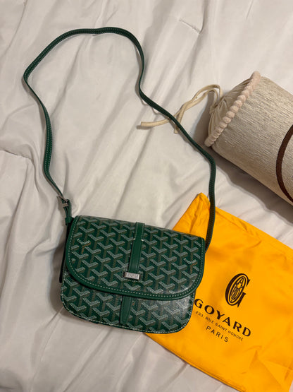 Purse green crossbody
