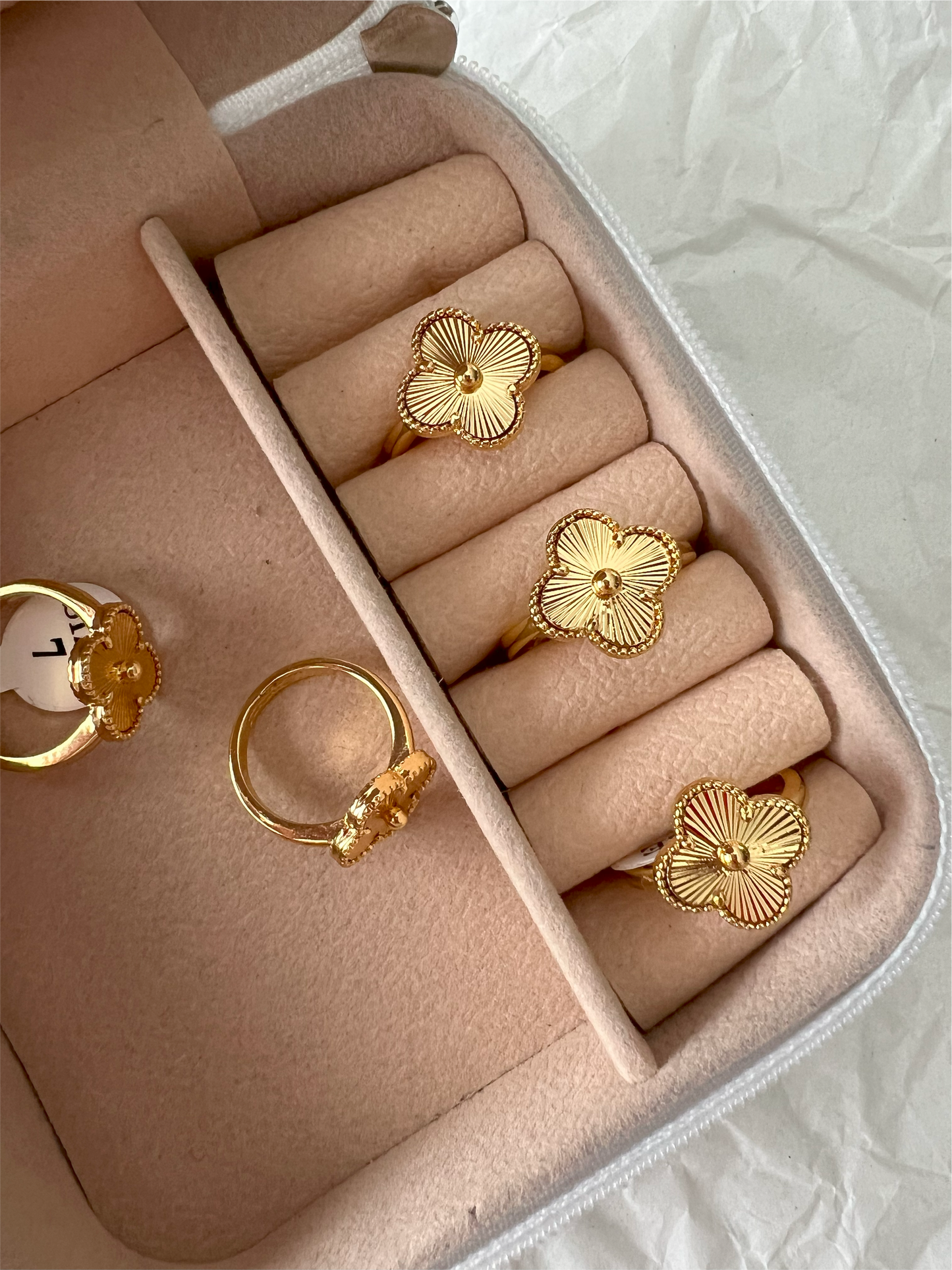 FLOWER GOLD RING