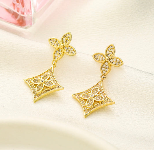 Caro Gold 1 Earrings