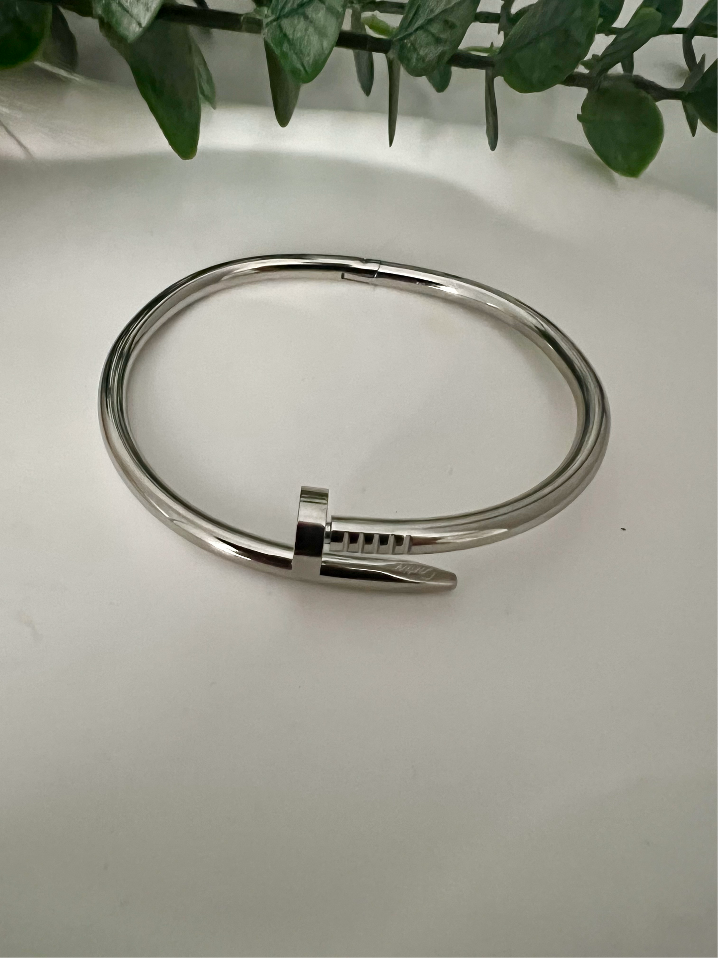 NAIL BRACELETS SILVER