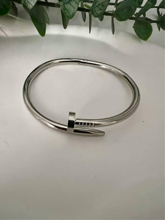 NAIL BRACELETS SILVER