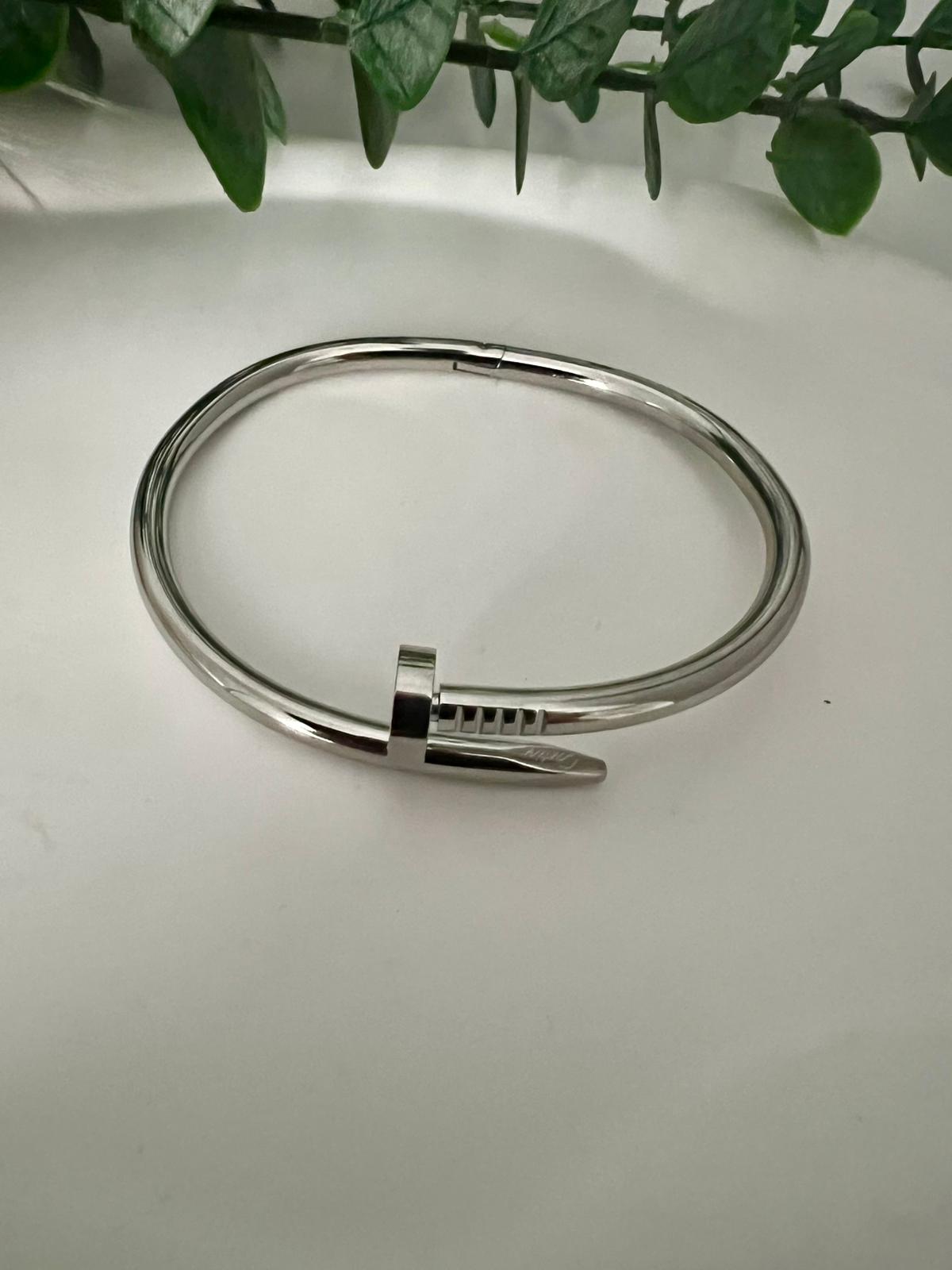 NAIL BRACELETS SILVER