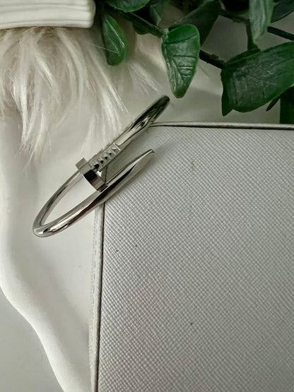 NAIL BRACELETS SILVER